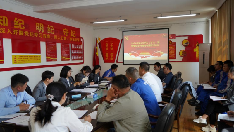 物產(chǎn)汽貿公司黨支部召開2024年第五次學習（擴大）會暨&ldquo;知敬畏、存戒懼、守底線&rdquo;專題研討會議