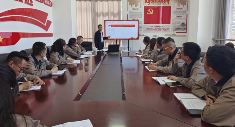 恪守&ldquo;六大紀(jì)律&rdquo; 筑牢思想根基&mdash;&mdash;集團(tuán)黨委委員、紀(jì)委書記赴朝物開投公司黨支部講授專題黨課