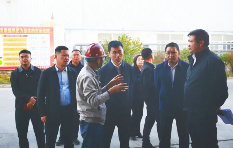 大通縣委副書記、縣長(zhǎng)馬明旭一行蒞臨工投公司調(diào)研指導(dǎo)