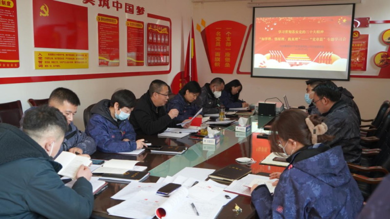 物產(chǎn)汽貿(mào)黨支部召開&ldquo;知學理、悟原理、踐真理&rdquo; &mdash;&mdash;黨章篇&rdquo;專題學習會